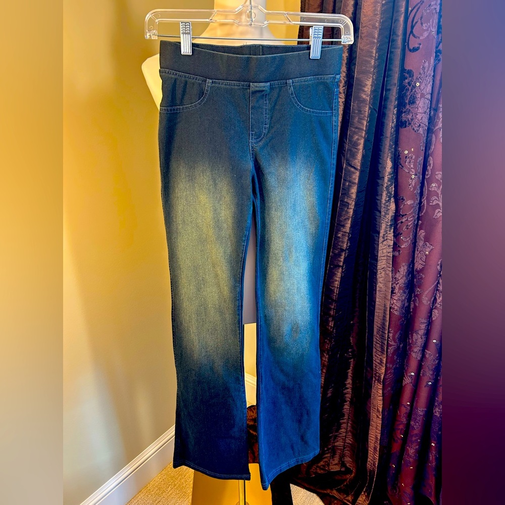 H&M Girl’s Black Stretch Skinny Bootleg pants size 18